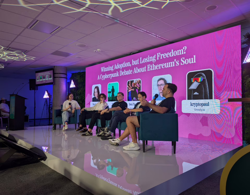 PXL 20250905 115058116.MP | Wygrać Adopcję Tracąc Wolność? Debata o Duszy Ethereum na ETHWarsaw