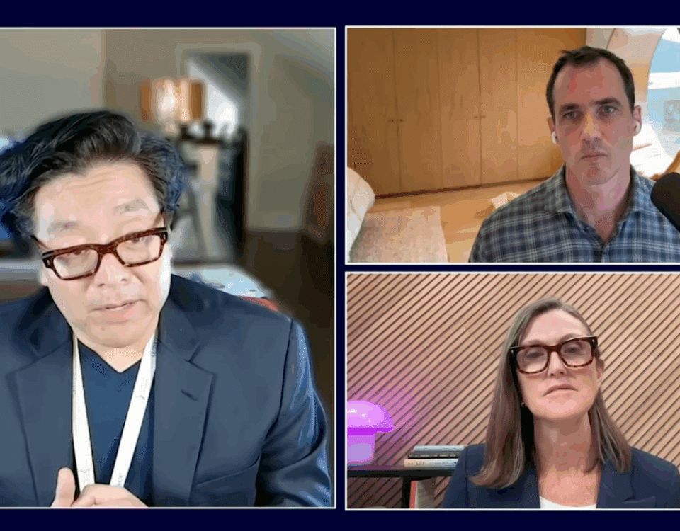 tom cathie debate | Bitcoin vs Ethereum - Cathie Wood i Tom Lee w debacie o supremację kryptowalut